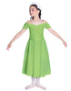 Solid Lycra Off The Shoulder Puff Sleeve Dress