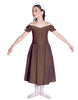 Solid Lycra Off The Shoulder Puff Sleeve Dress