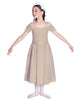 Solid Lycra Off The Shoulder Puff Sleeve Dress