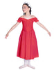 Solid Lycra Off The Shoulder Puff Sleeve Dress