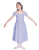 Solid Lycra Off The Shoulder Puff Sleeve Dress