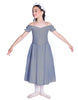 Solid Lycra Off The Shoulder Puff Sleeve Dress