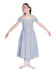 Solid Lycra Off The Shoulder Puff Sleeve Dress