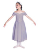 Solid Lycra Off The Shoulder Puff Sleeve Dress