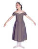 Solid Lycra Off The Shoulder Puff Sleeve Dress