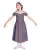Solid Lycra Off The Shoulder Puff Sleeve Dress
