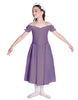 Solid Lycra Off The Shoulder Puff Sleeve Dress