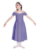 Solid Lycra Off The Shoulder Puff Sleeve Dress