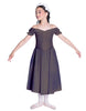 Solid Lycra Off The Shoulder Puff Sleeve Dress