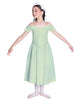 Solid Lycra Off The Shoulder Puff Sleeve Dress