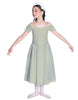 Solid Lycra Off The Shoulder Puff Sleeve Dress