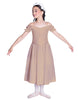 Solid Lycra Off The Shoulder Puff Sleeve Dress