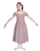 Solid Lycra Off The Shoulder Puff Sleeve Dress