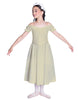 Solid Lycra Off The Shoulder Puff Sleeve Dress