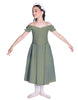 Solid Lycra Off The Shoulder Puff Sleeve Dress