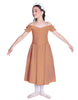 Solid Lycra Off The Shoulder Puff Sleeve Dress