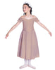 Solid Lycra Off The Shoulder Puff Sleeve Dress