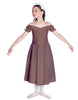 Solid Lycra Off The Shoulder Puff Sleeve Dress