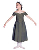 Solid Lycra Off The Shoulder Puff Sleeve Dress