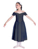 Solid Lycra Off The Shoulder Puff Sleeve Dress
