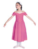 Solid Lycra Off The Shoulder Puff Sleeve Dress
