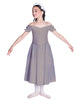 Solid Lycra Off The Shoulder Puff Sleeve Dress