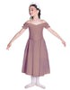 Solid Lycra Off The Shoulder Puff Sleeve Dress