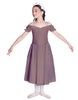 Solid Lycra Off The Shoulder Puff Sleeve Dress