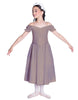 Solid Lycra Off The Shoulder Puff Sleeve Dress