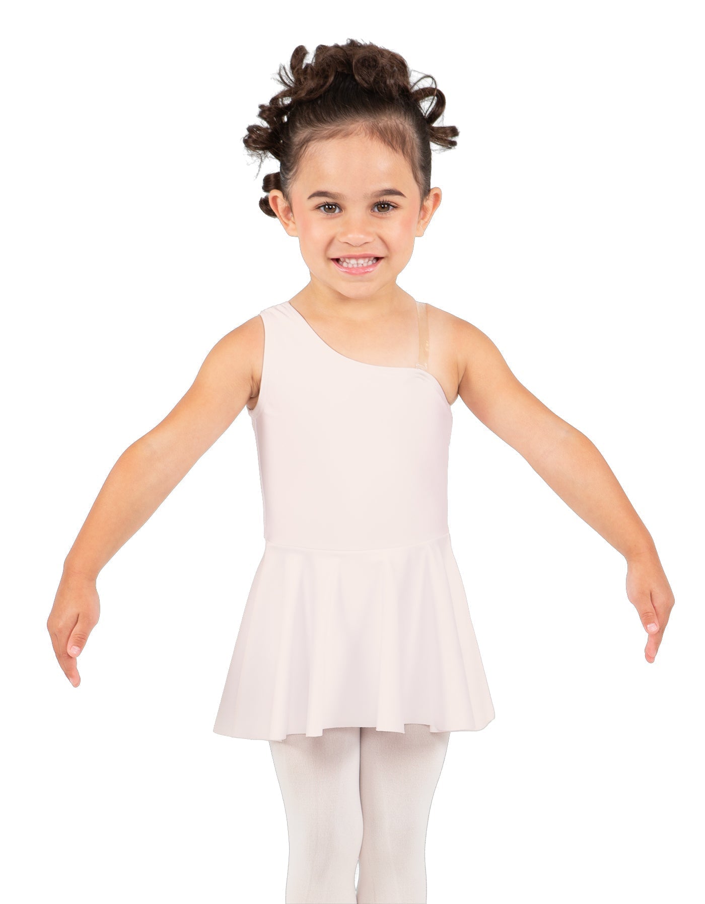 Solid Lycra One Shoulder Dress