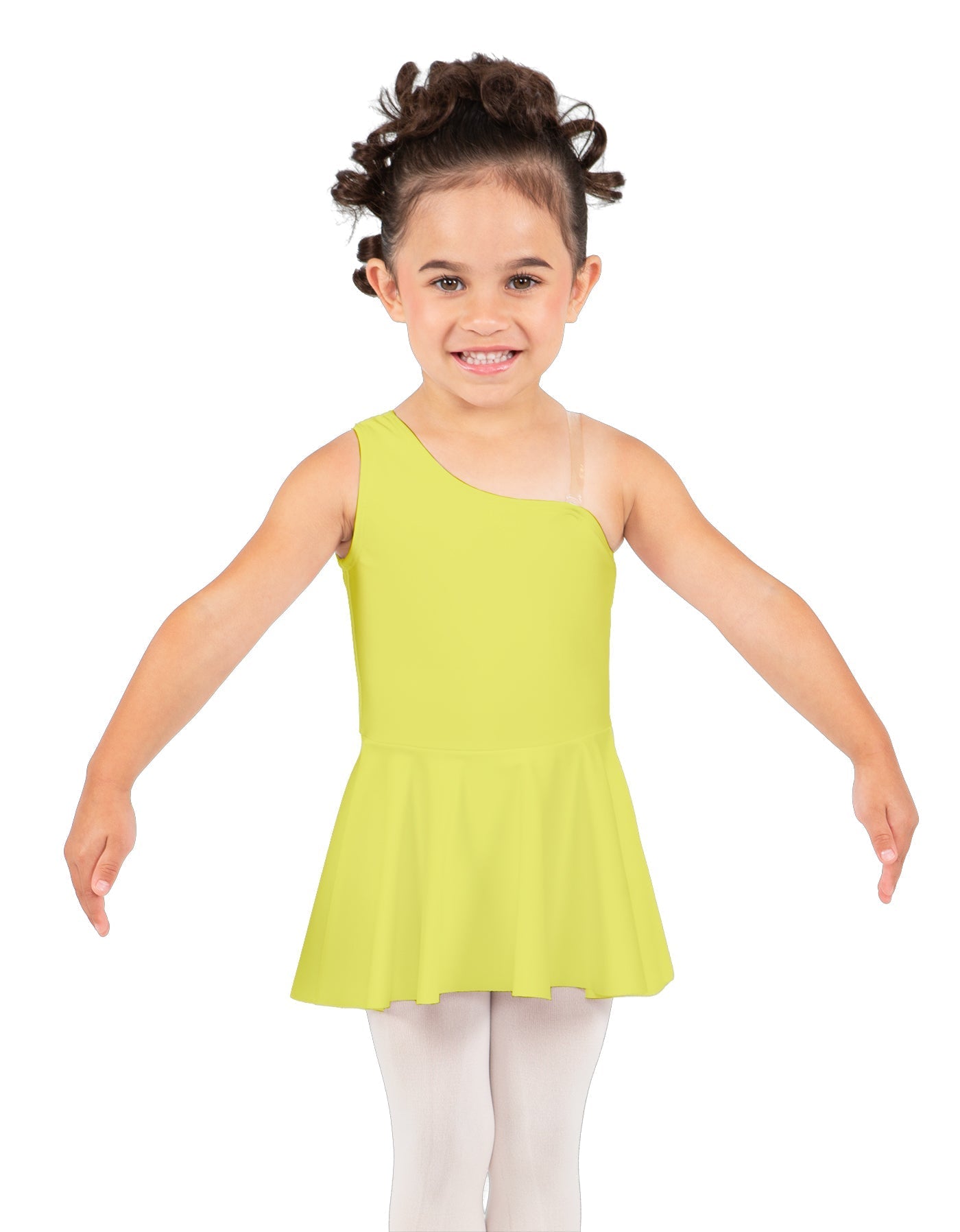 Solid Lycra One Shoulder Dress