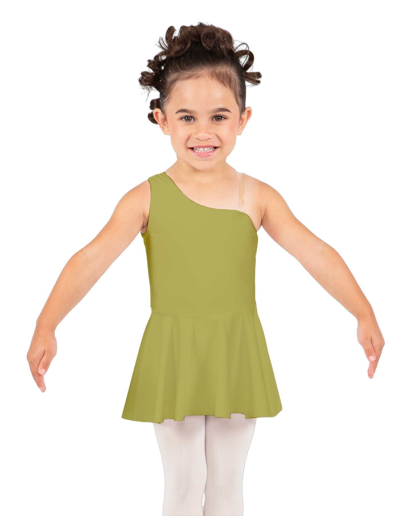 Solid Lycra One Shoulder Dress