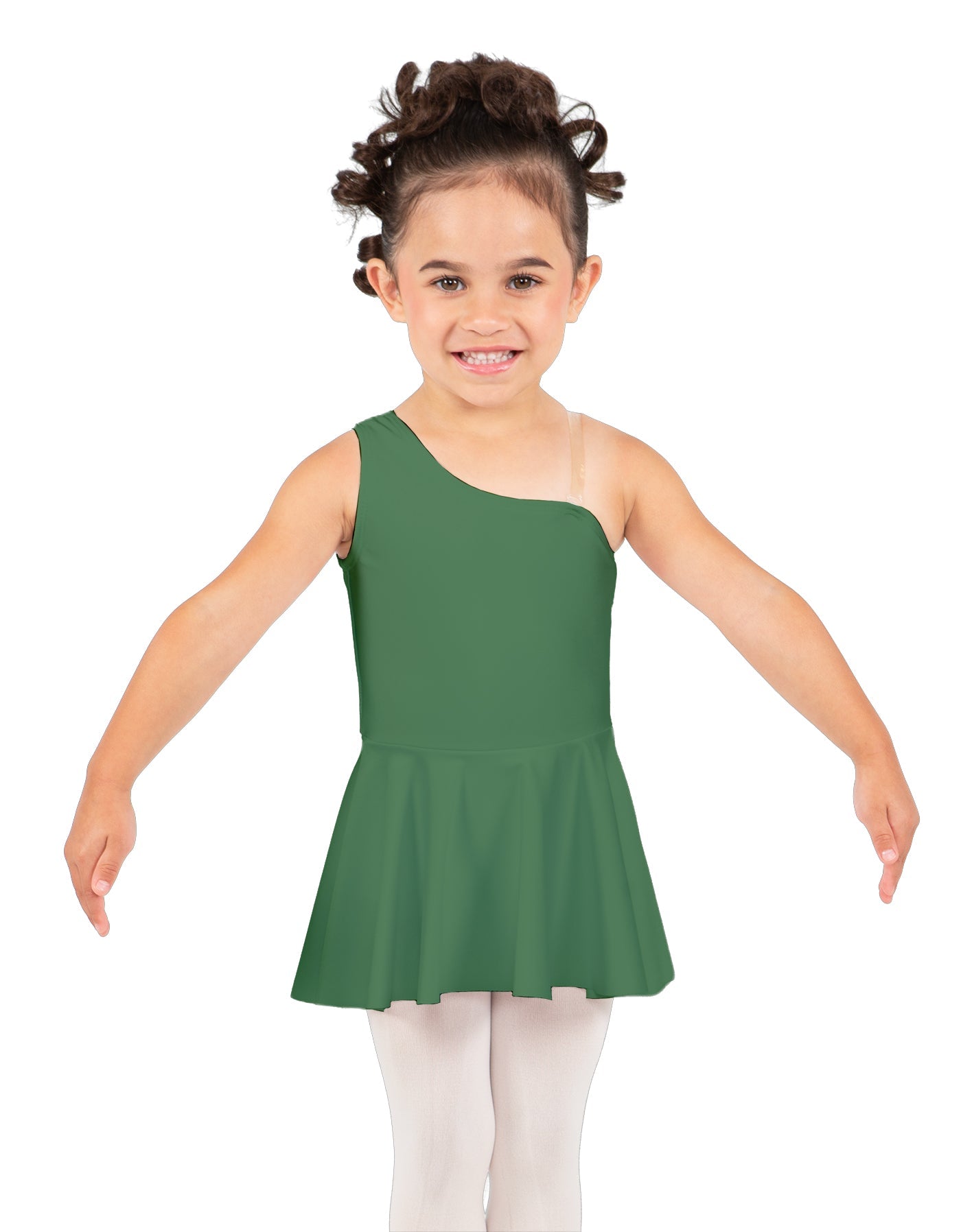 Solid Lycra One Shoulder Dress