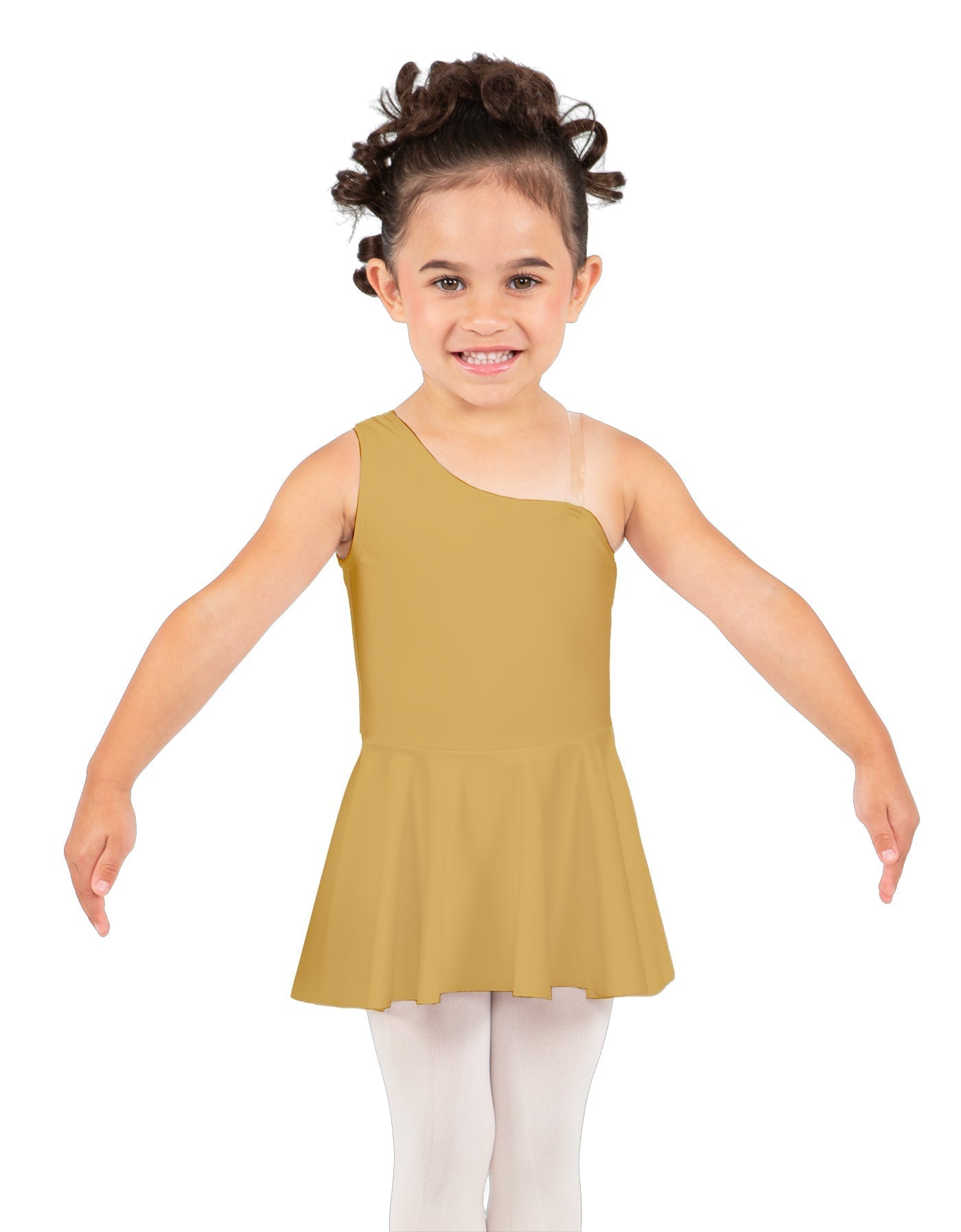 Solid Lycra One Shoulder Dress