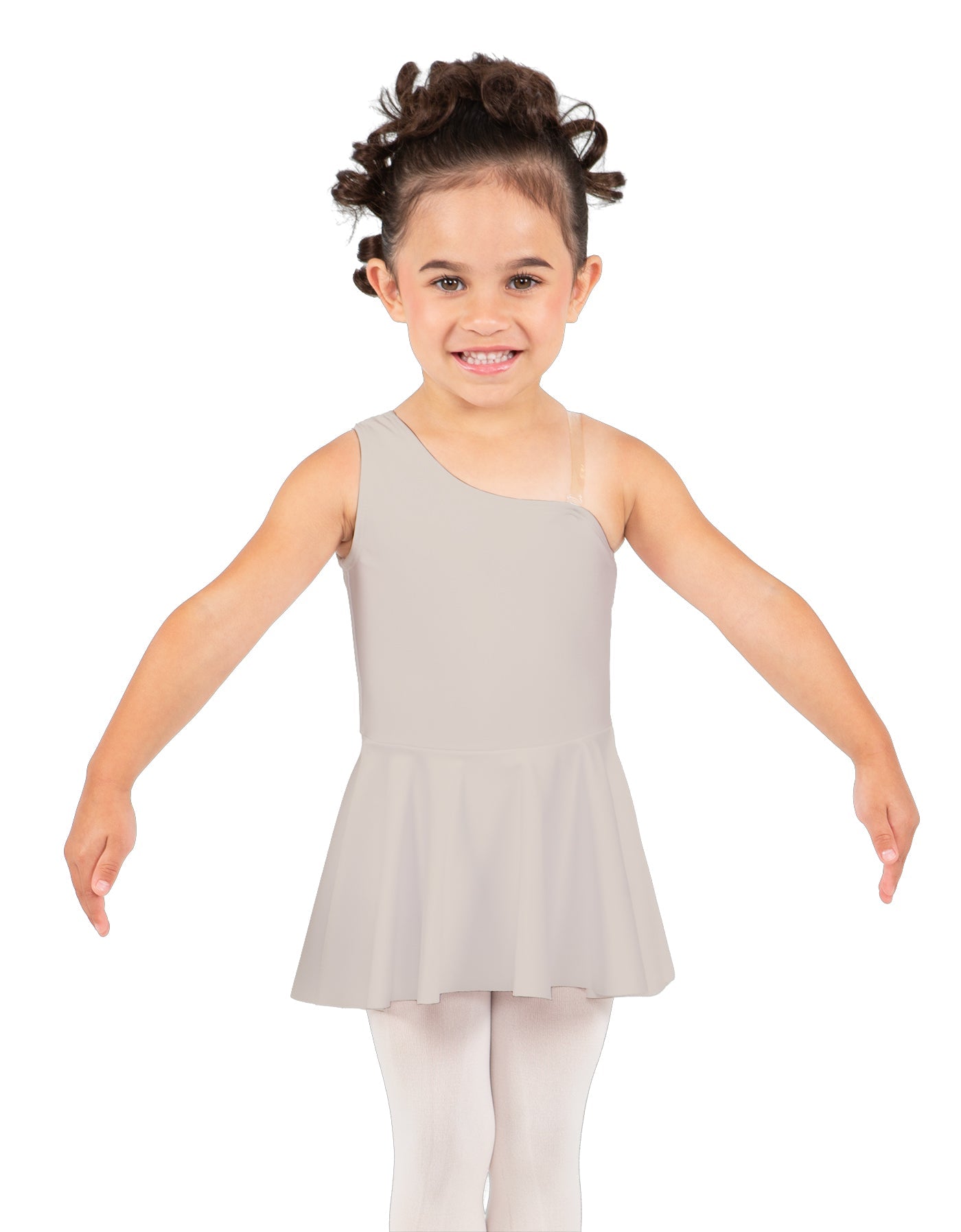Solid Lycra One Shoulder Dress