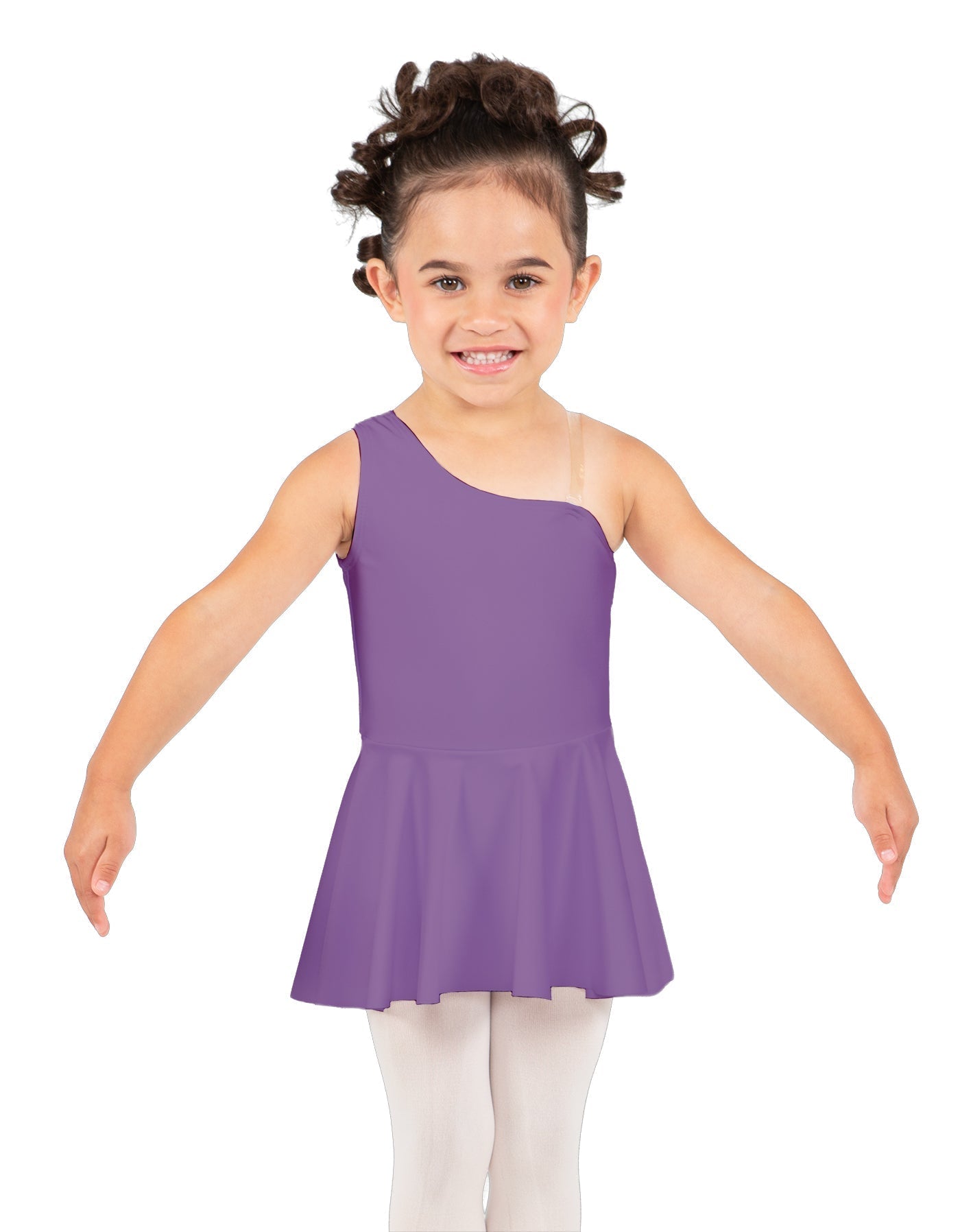 Solid Lycra One Shoulder Dress