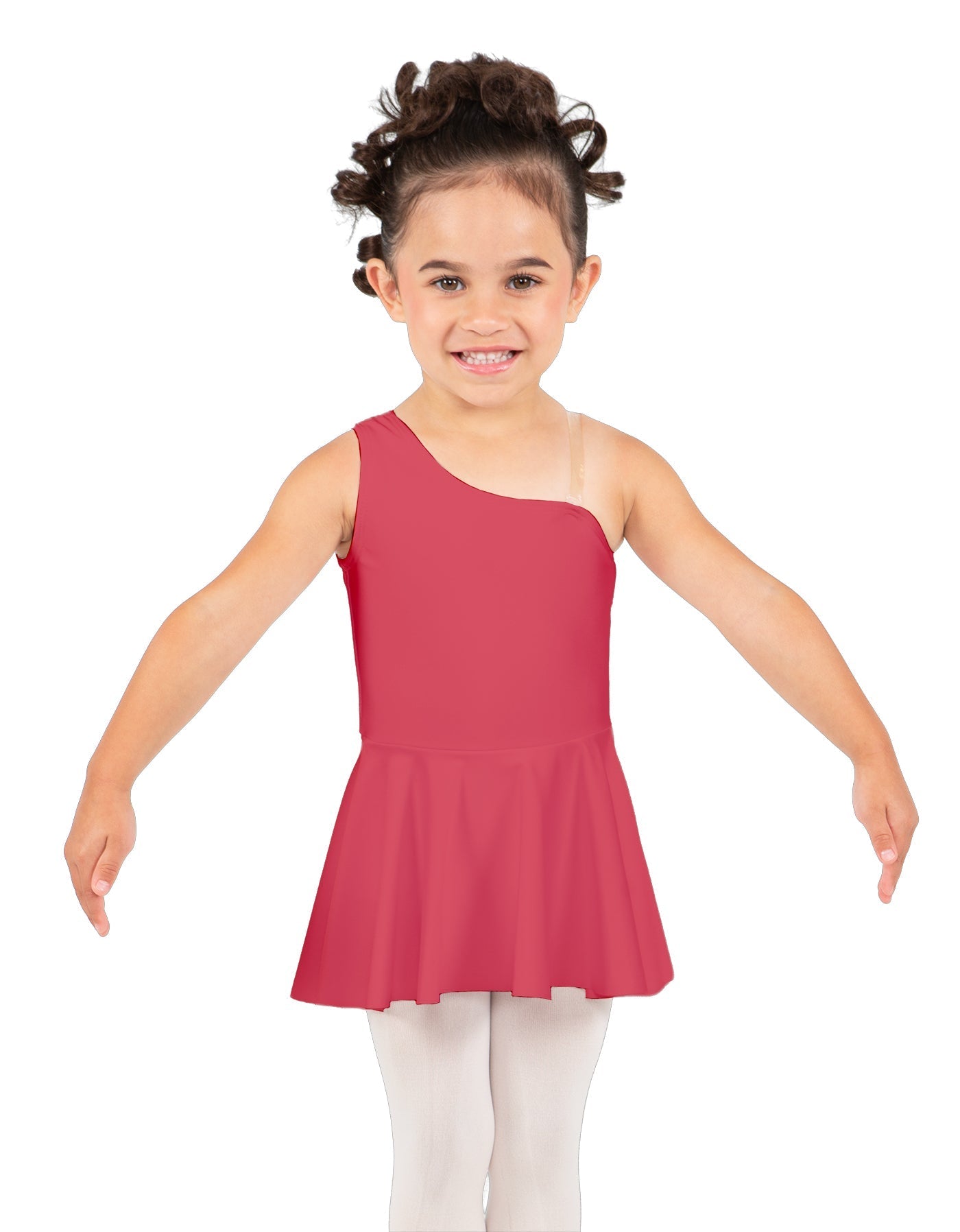 Solid Lycra One Shoulder Dress