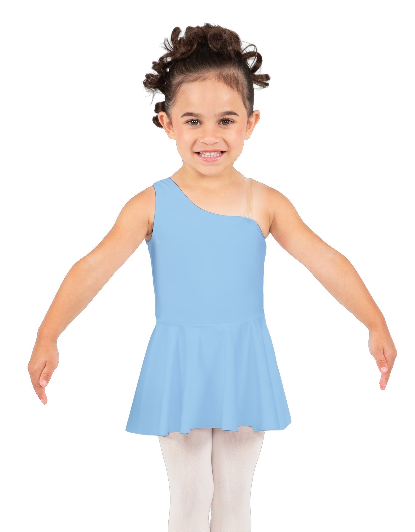 Solid Lycra One Shoulder Dress