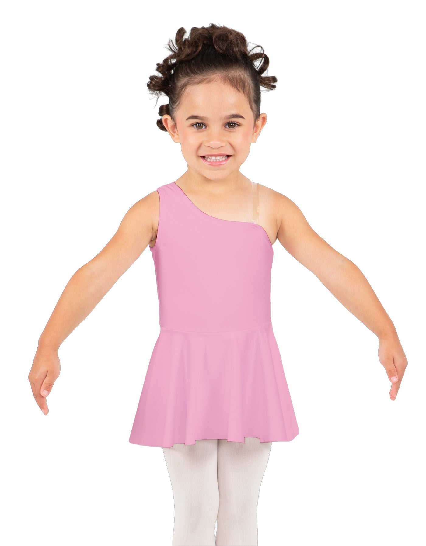 Solid Lycra One Shoulder Dress