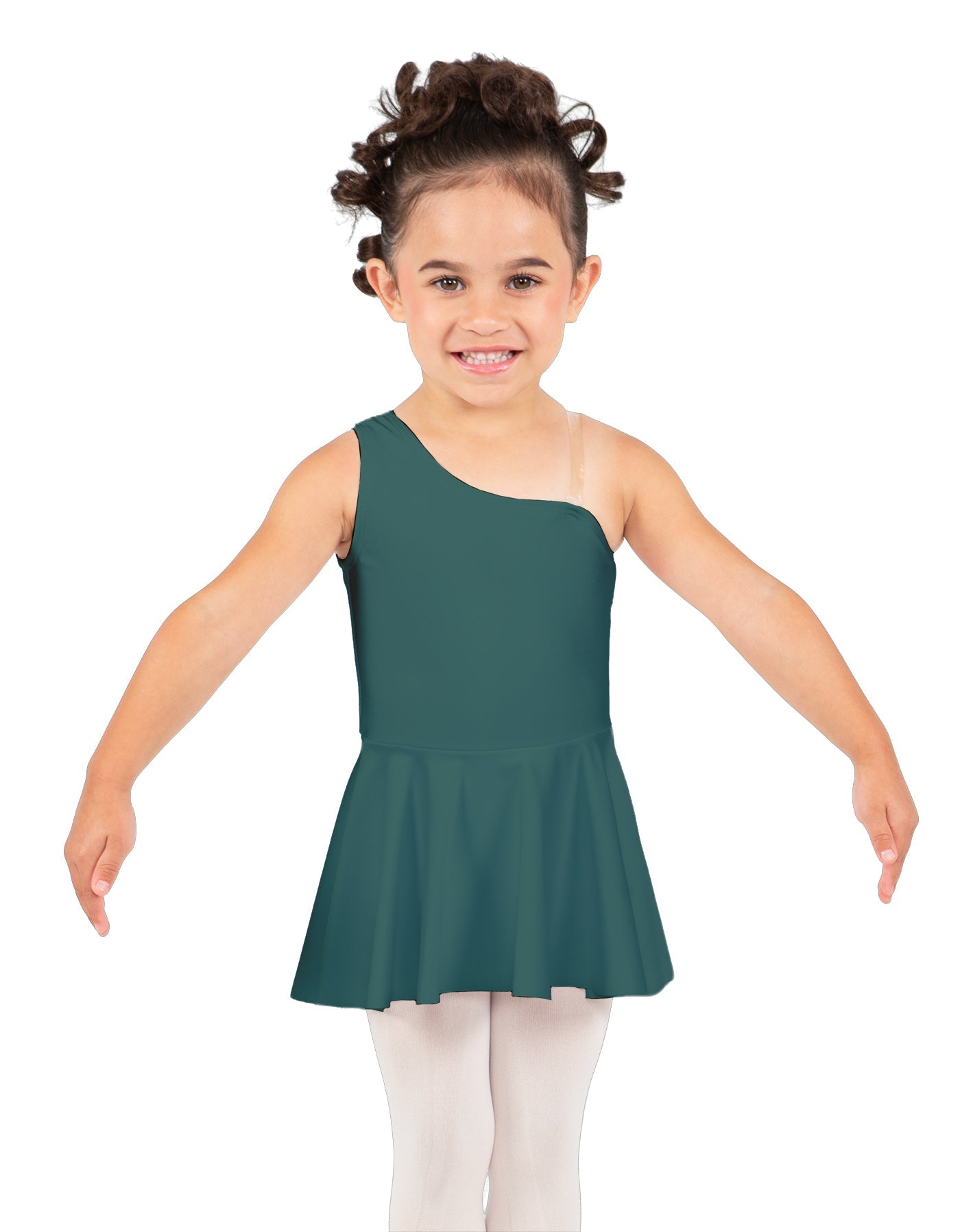 Solid Lycra One Shoulder Dress