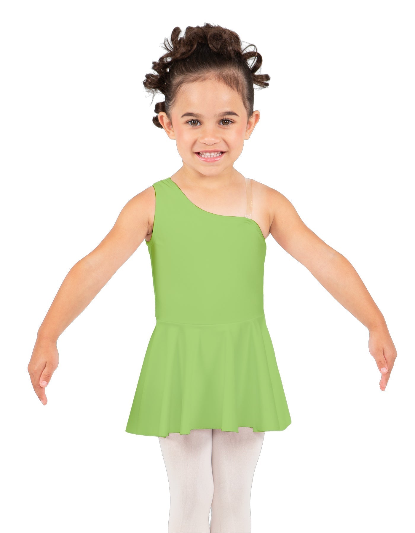 Solid Lycra One Shoulder Dress