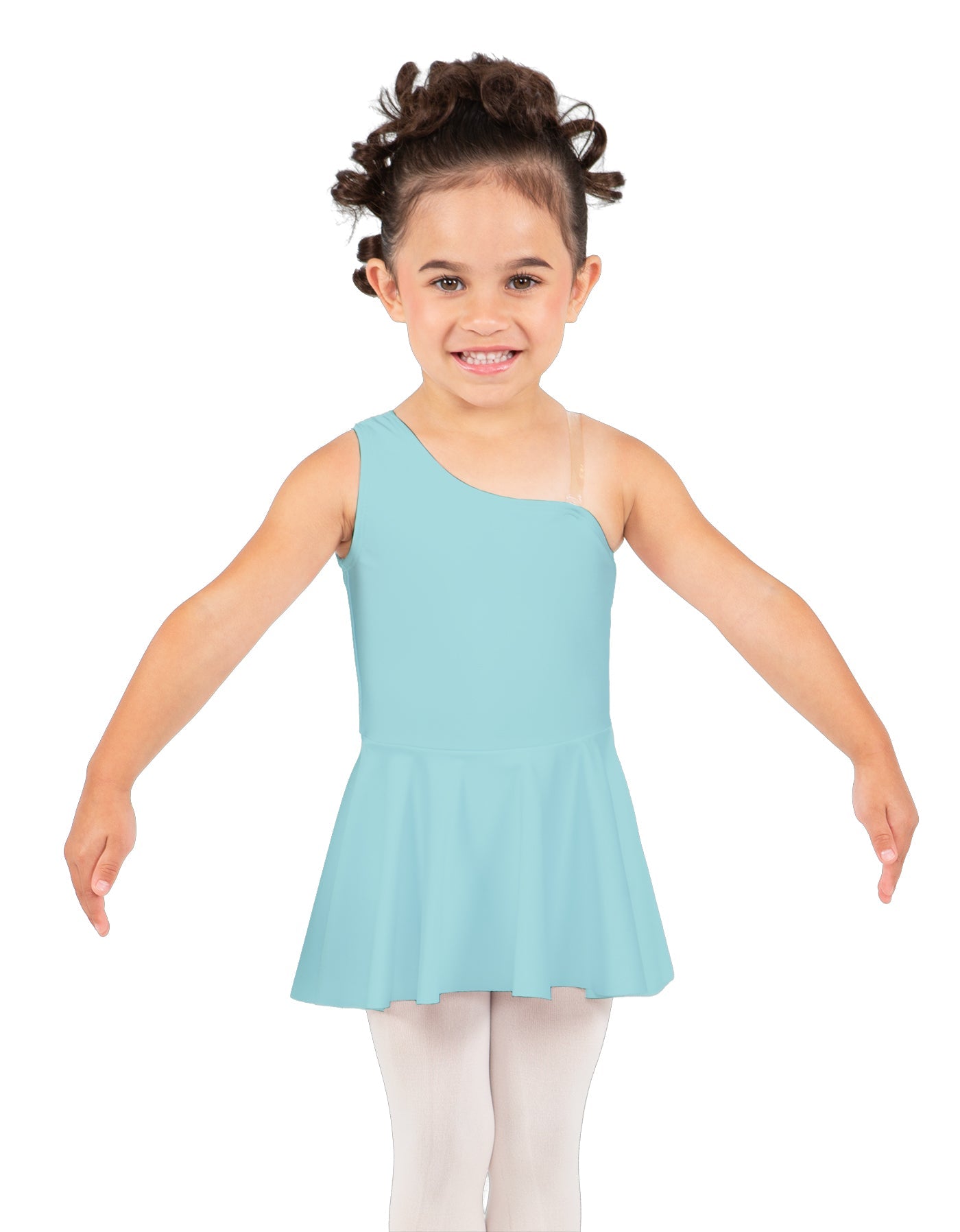 Solid Lycra One Shoulder Dress