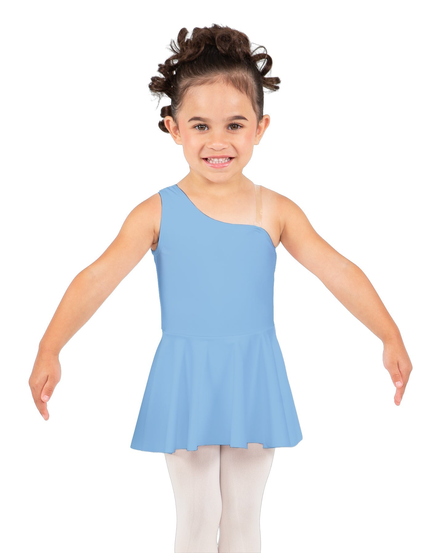 Solid Lycra One Shoulder Dress