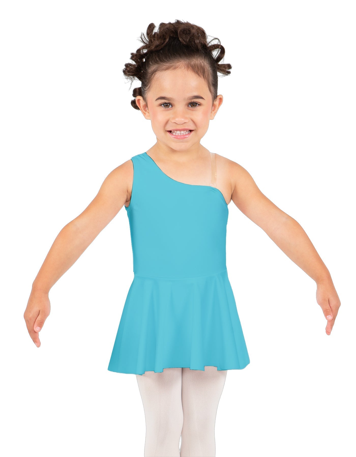 Solid Lycra One Shoulder Dress