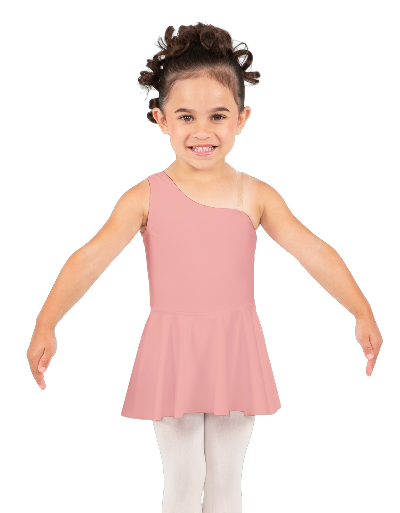 Solid Lycra One Shoulder Dress