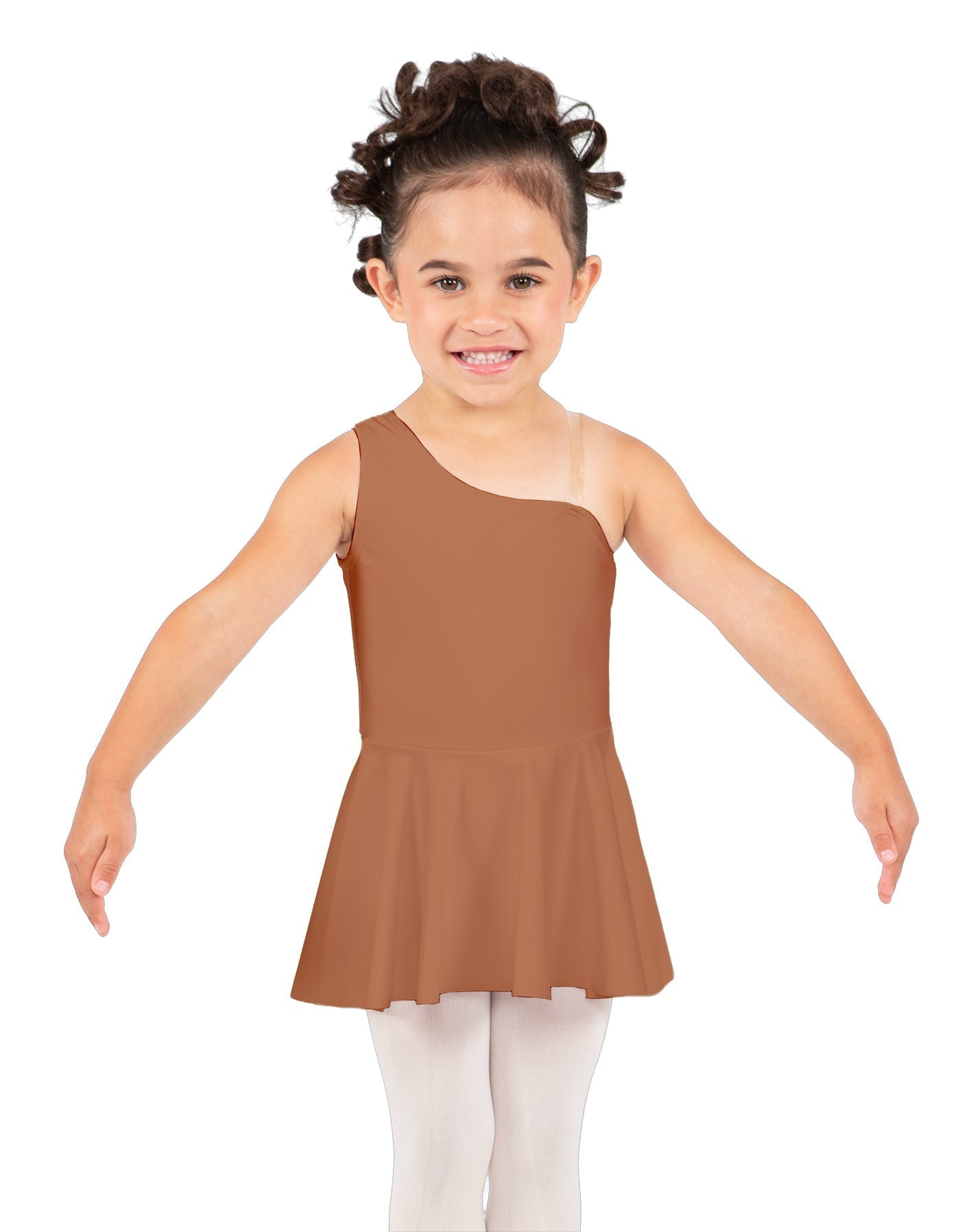Solid Lycra One Shoulder Dress