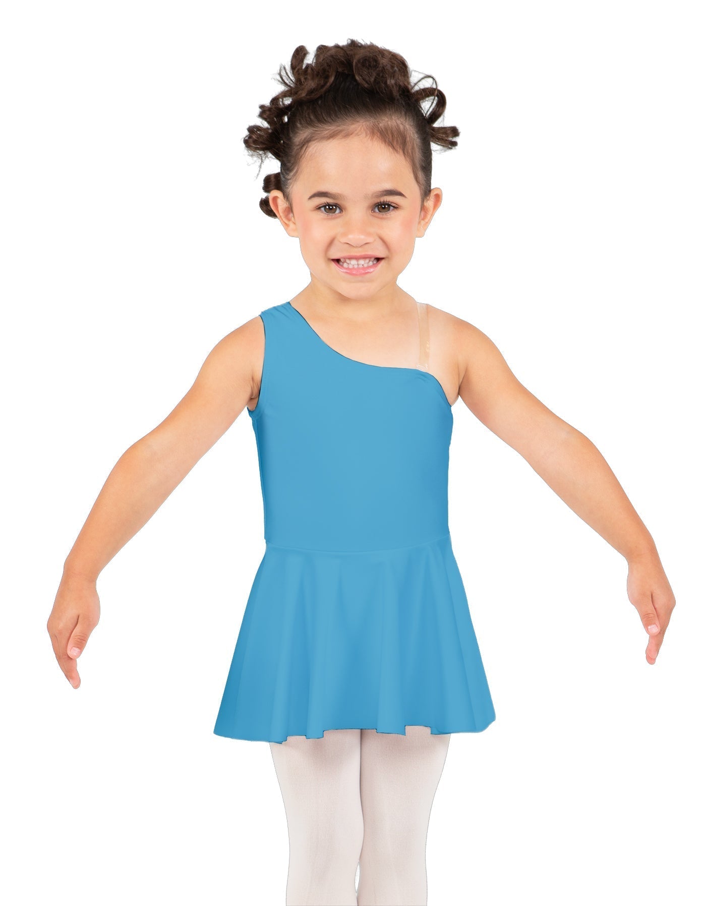 Solid Lycra One Shoulder Dress