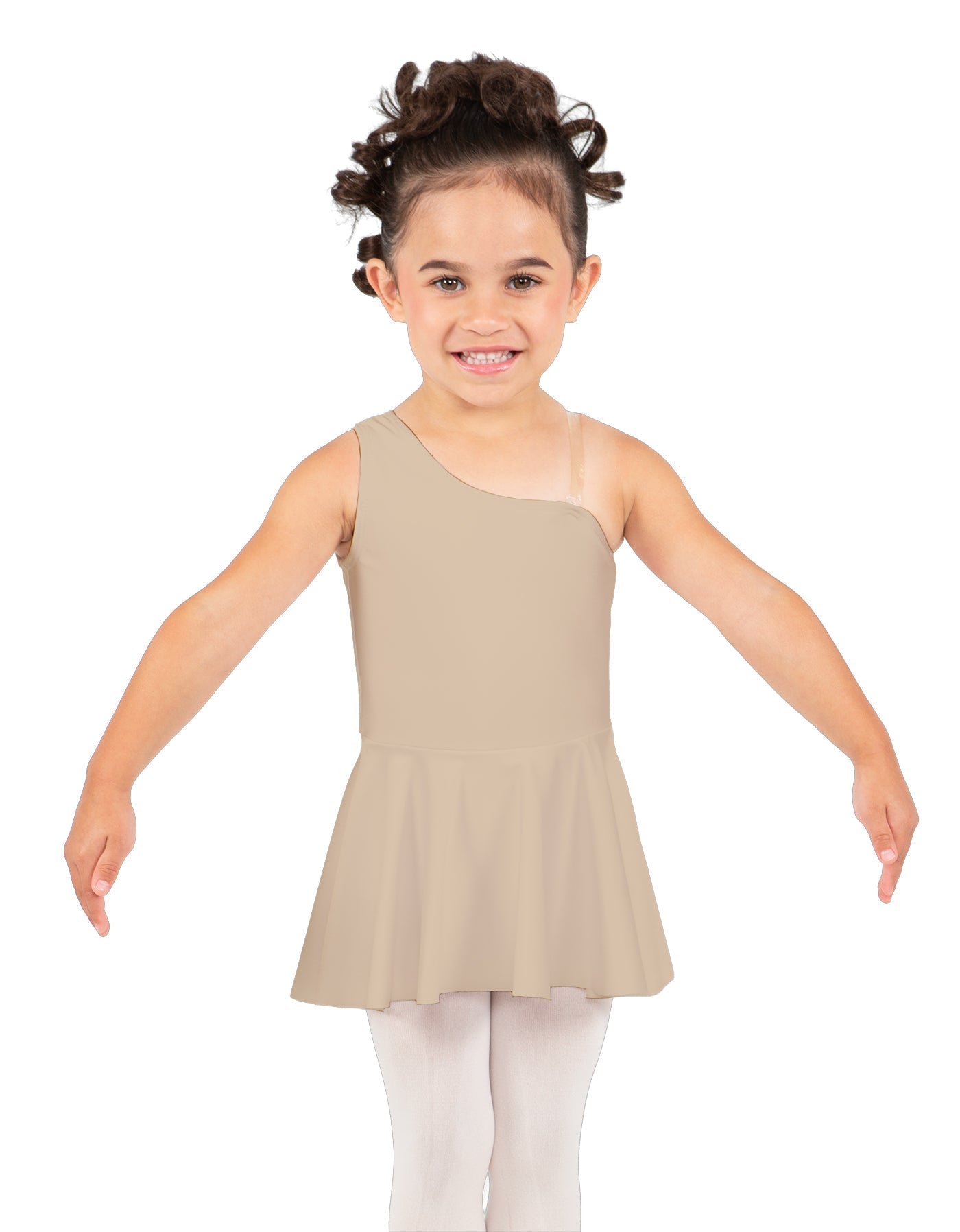 Solid Lycra One Shoulder Dress