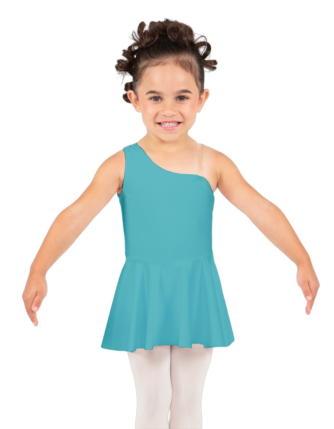 Solid Lycra One Shoulder Dress