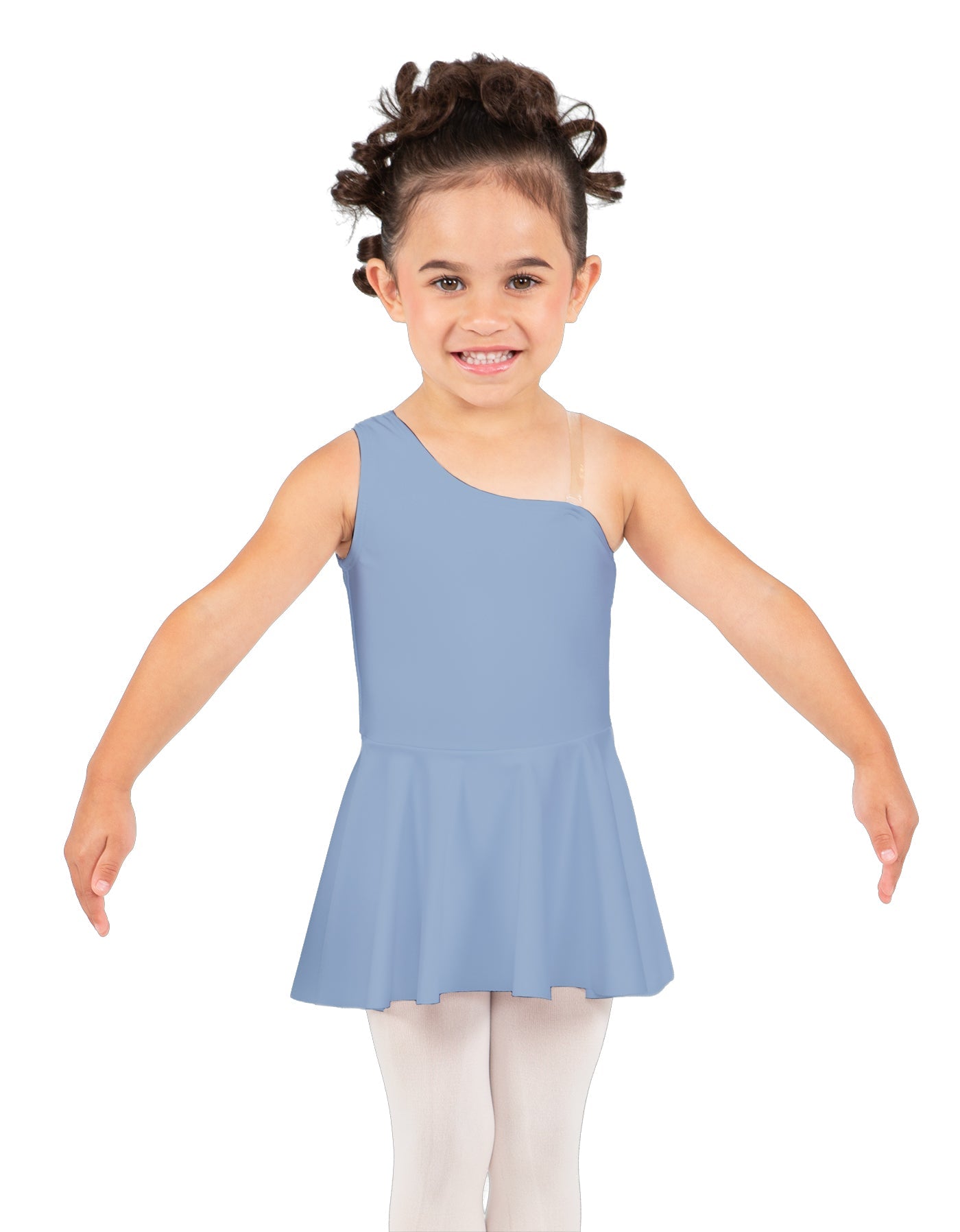 Solid Lycra One Shoulder Dress